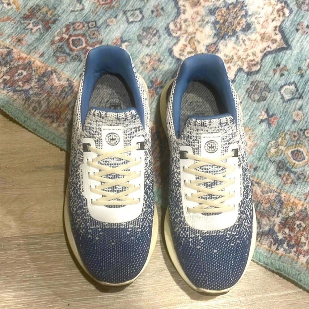 Peter Millar Blue and White size 8 woman's Sneakers - Picture 11 of 11